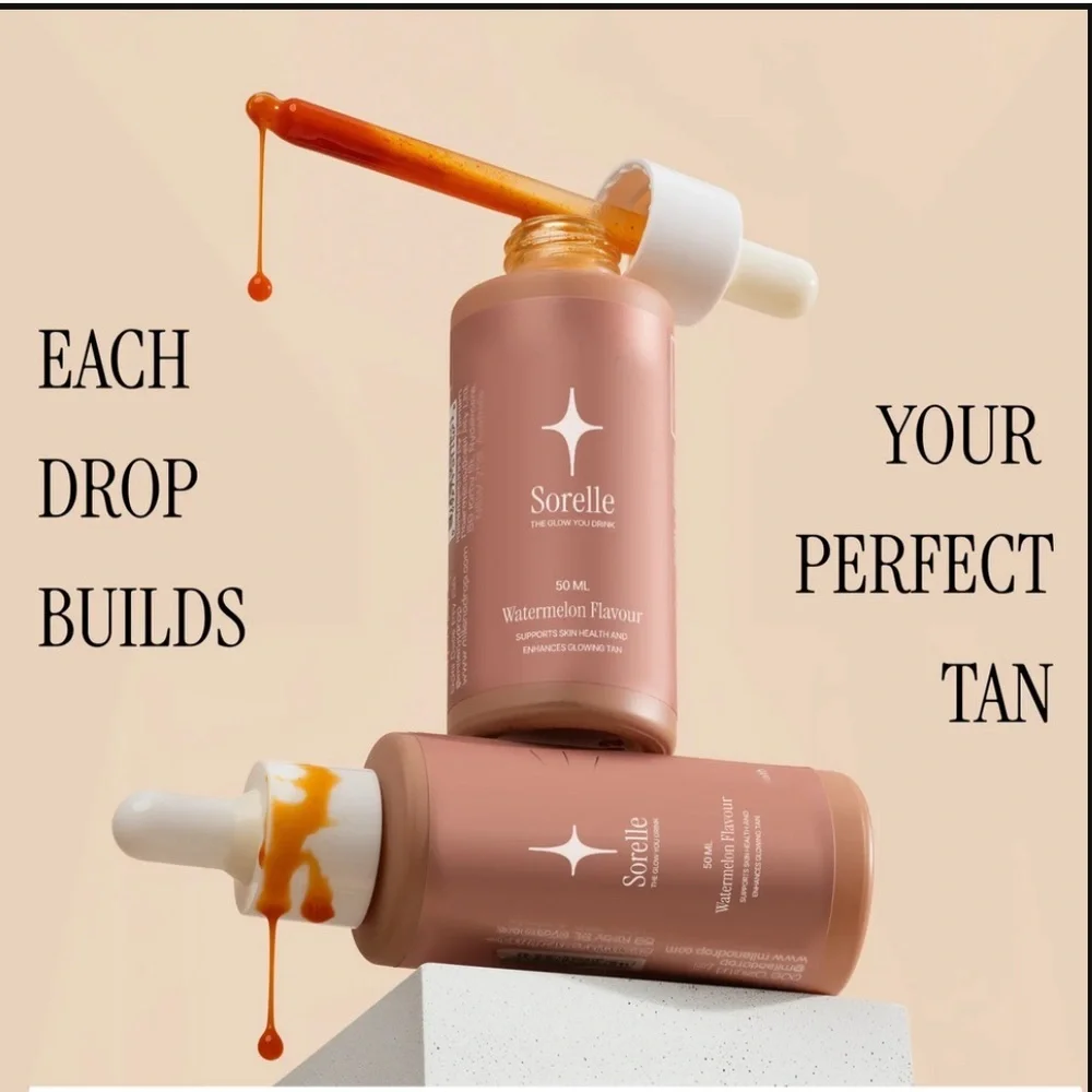 Sorelle Tanning Drops Serum Watermelon Flavour 50ml 2 pack Women’s Skincare